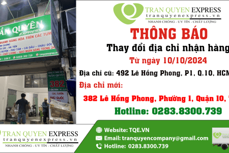 CHUYỂN TRẠM 492 LÊ HỒNG PHONG